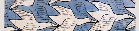 Two Birds. M.C. Escher