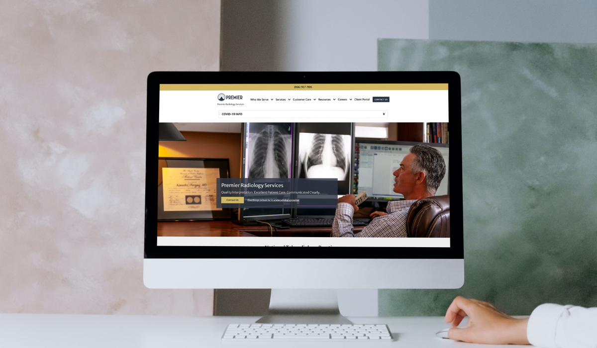 Premier Radiology physician recruitment digital marketing results