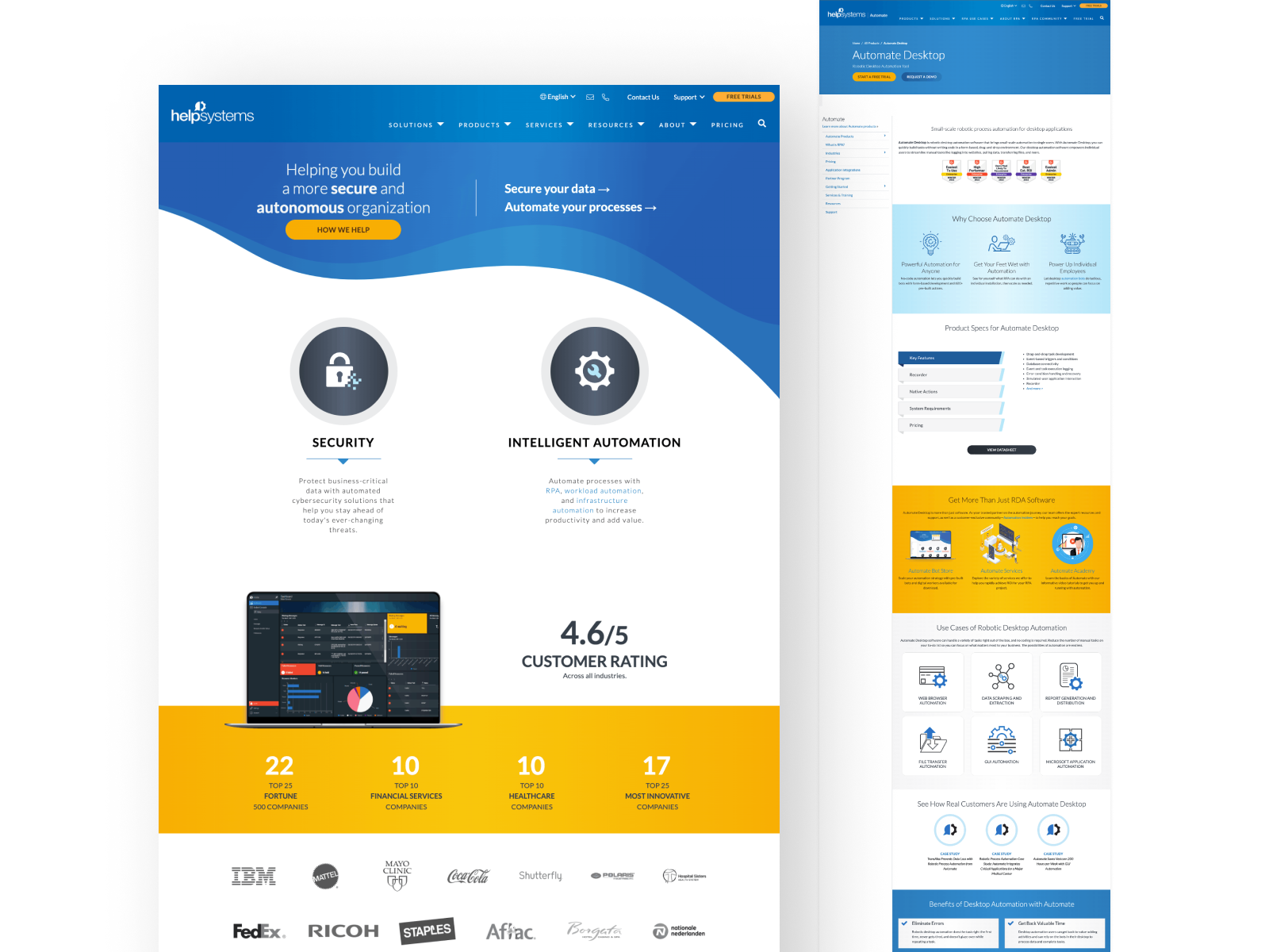 HelpSystems Drupal redesign and digital marketing case study