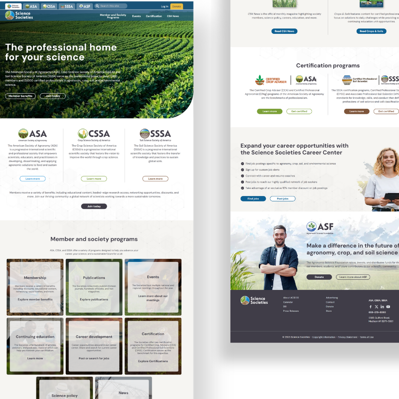 Drupal Website Redesign for ACSESS | Unified Member Experience