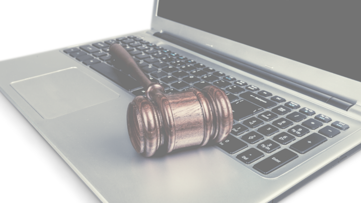 gavel & keyboard