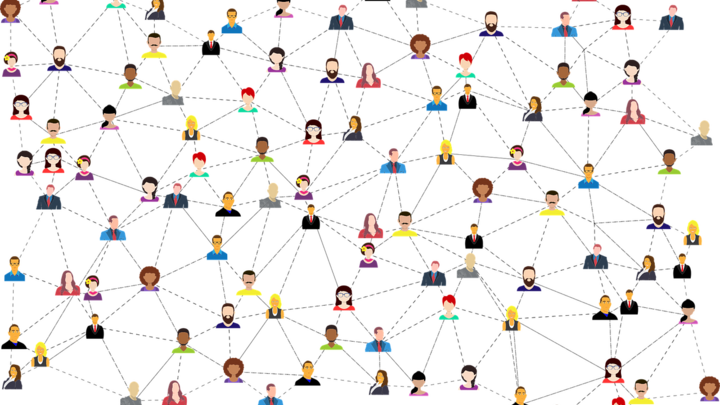 An image that shows human connections.