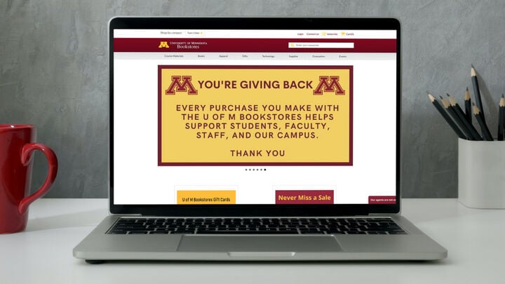 UMN Bookstores Hero Image