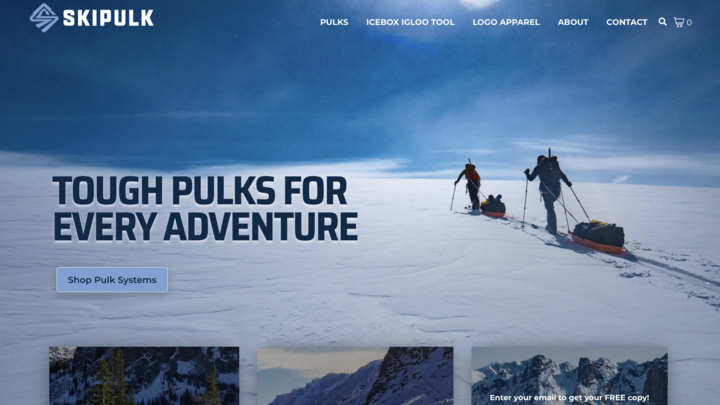 ECommerce Website Development for SkiPulk on WordPress