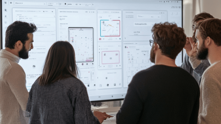marketing team using agile marketing strategy