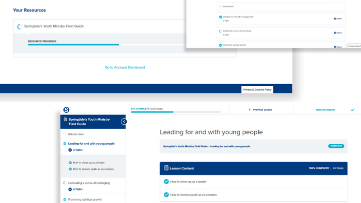 Custom LMS Integration for Springtide Research Institute