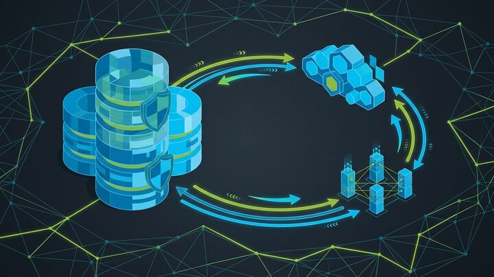 Abstract layered data backup and disaster recovery infrastructure visualization