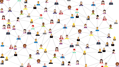 An image that shows human connections.