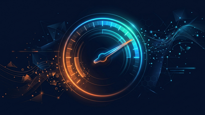 PageSpeed performance gauge visualization showing score improvement from GTM audit
