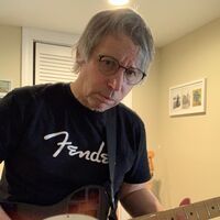 Tom Hedrick with Fender Telecaster