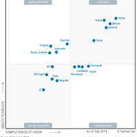 Gartner magic quadrant for Web Content Management Systems