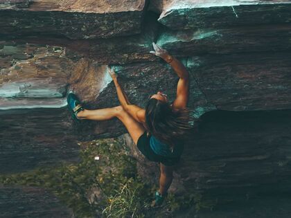 Rock climbing
