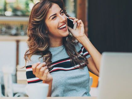 Woman on the Phone