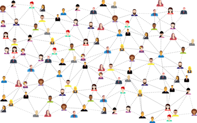An image that shows human connections. 