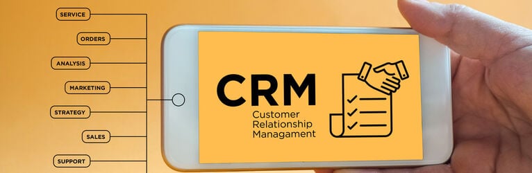CRM - Customer Relationship Management Graphic