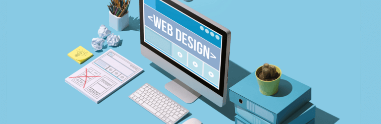 A computer screen showing "Web Design".
