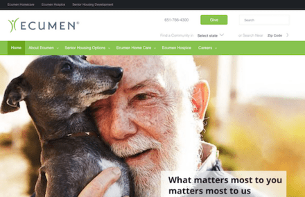 Ecumen - Homepage