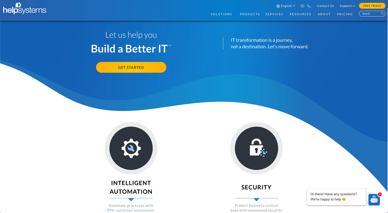 HelpSystems Homepage