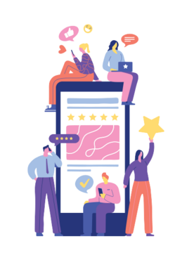 Cartoon image of a phone