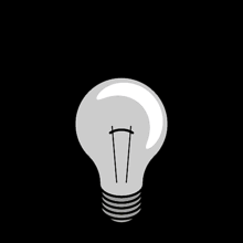 A light bulb turning on symbolizing aha moment