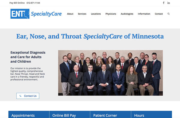 ENTSC Healthcare Website
