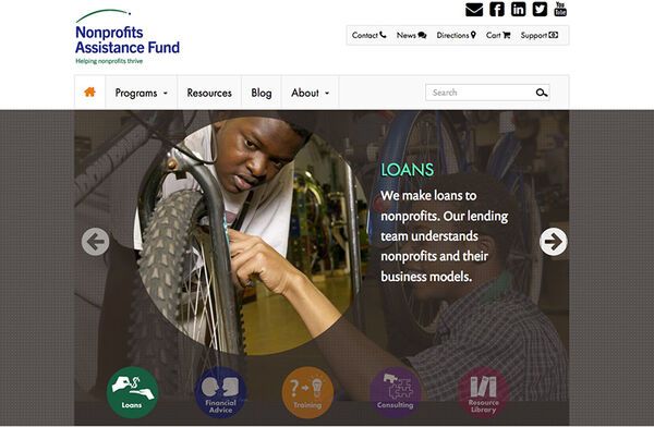 Nonprofits Assistance Fund Website