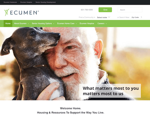 Ecumen - Homepage