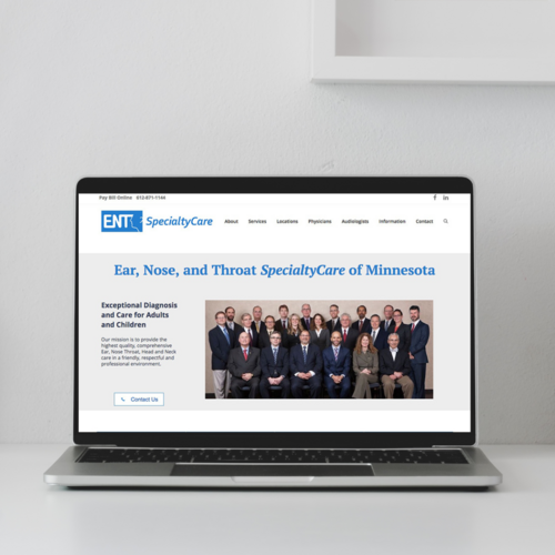 ENTSC Healthcare WordPress Website