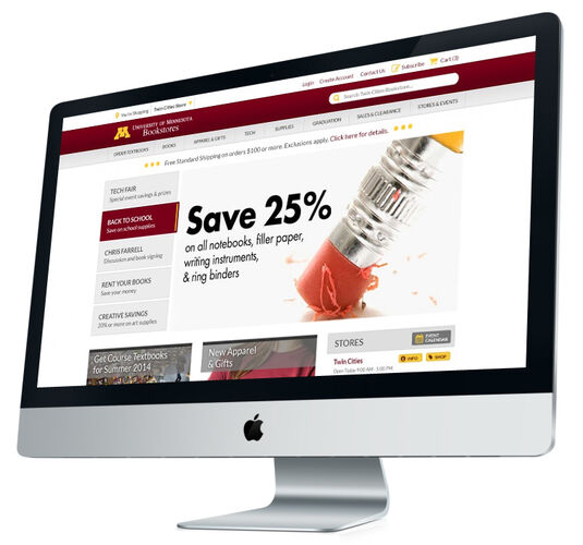 Desktop - Drupal Commerce - UMN Bookstores