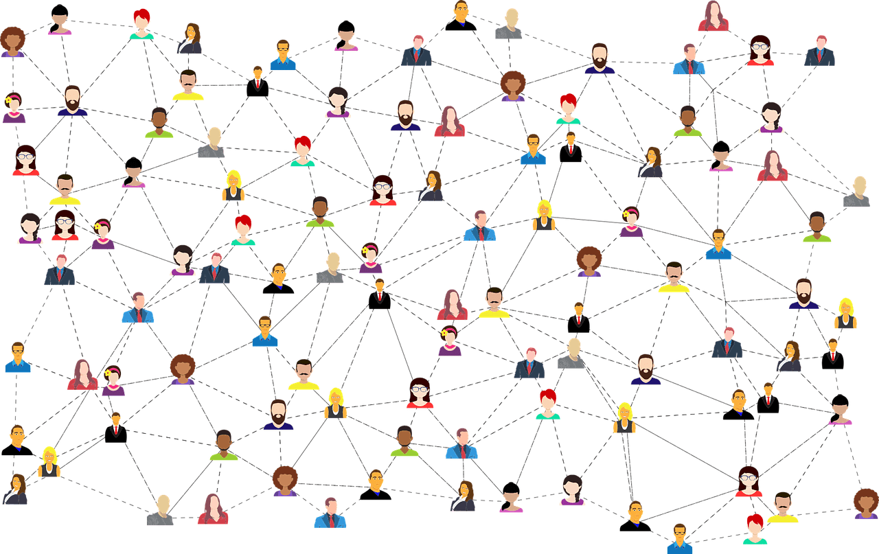 An image that shows human connections.