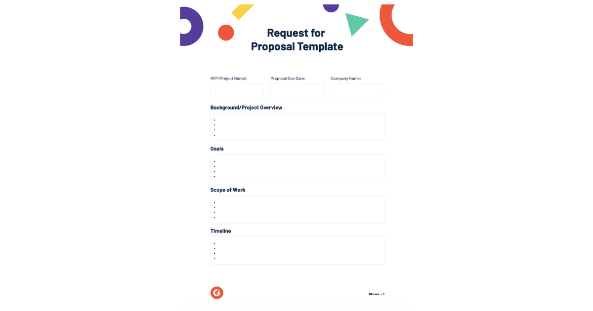 An RFP template.