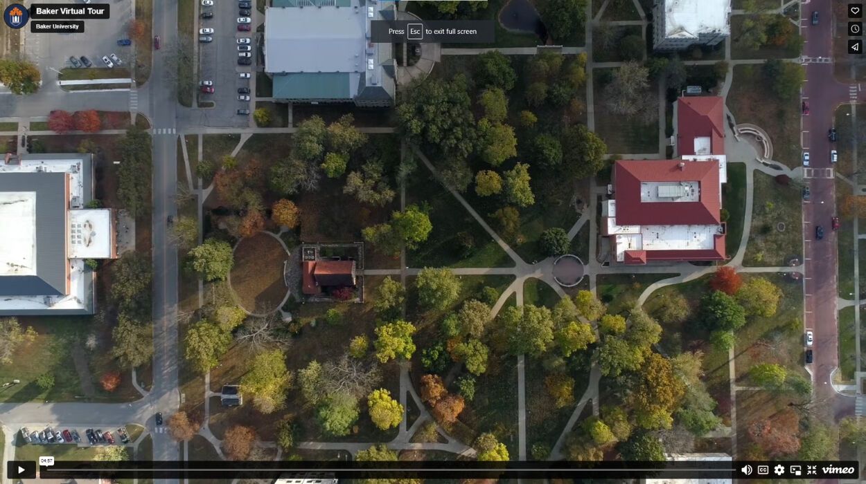 Baker University Virtual Tour Screenshot