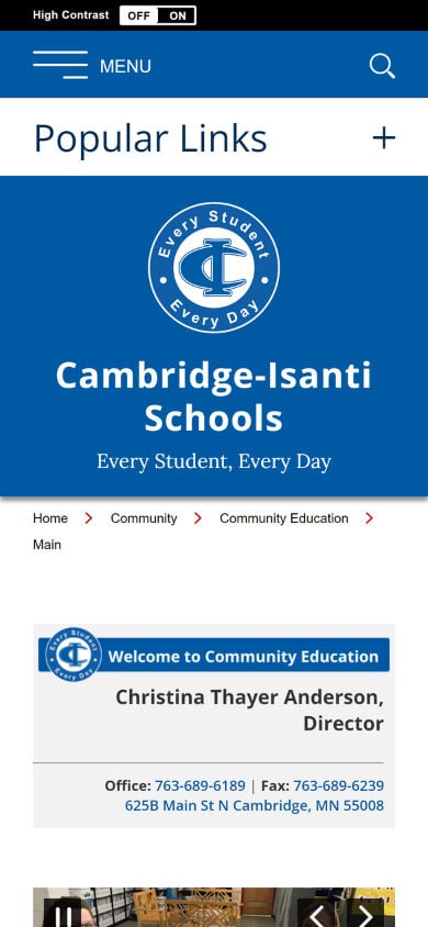 Cambridge Isanti Schools Mobile