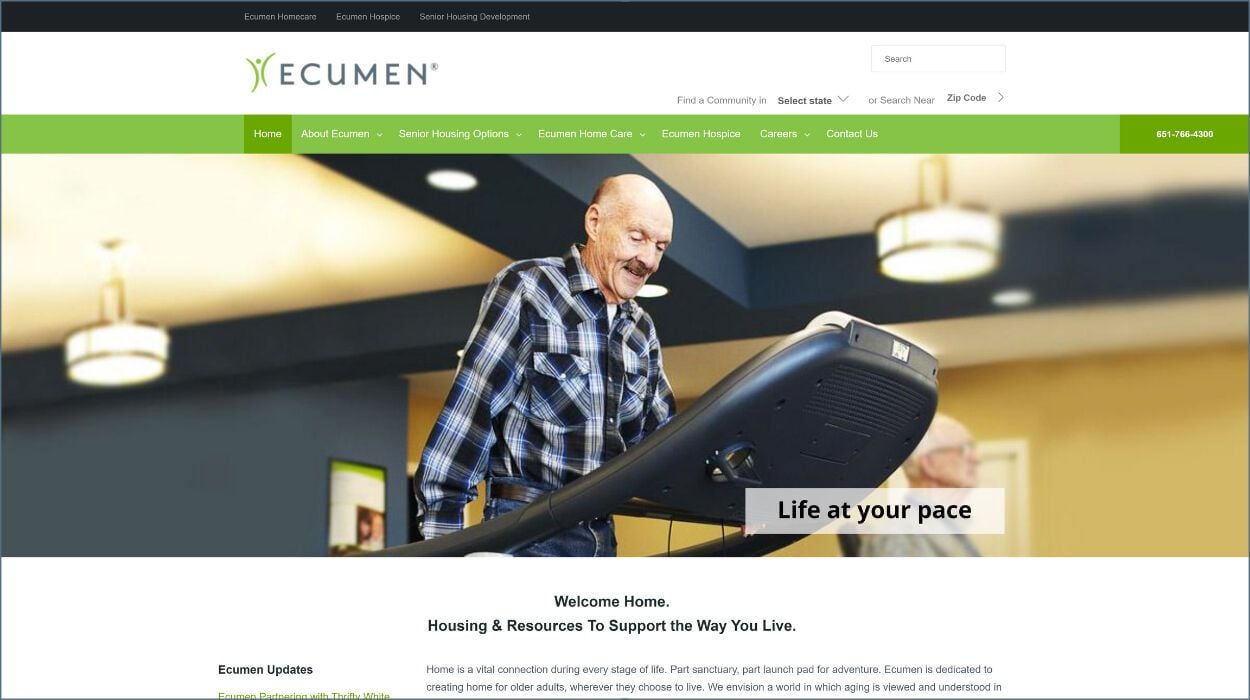 Ecumen After Redesign