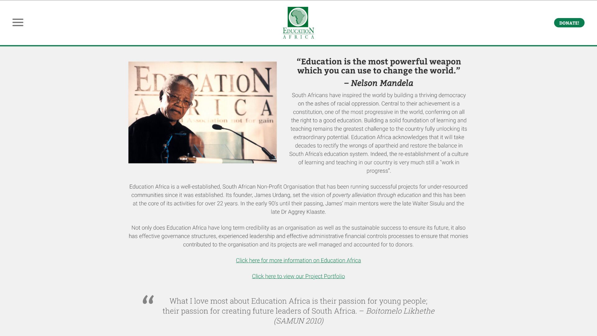 Education Africa Desktop