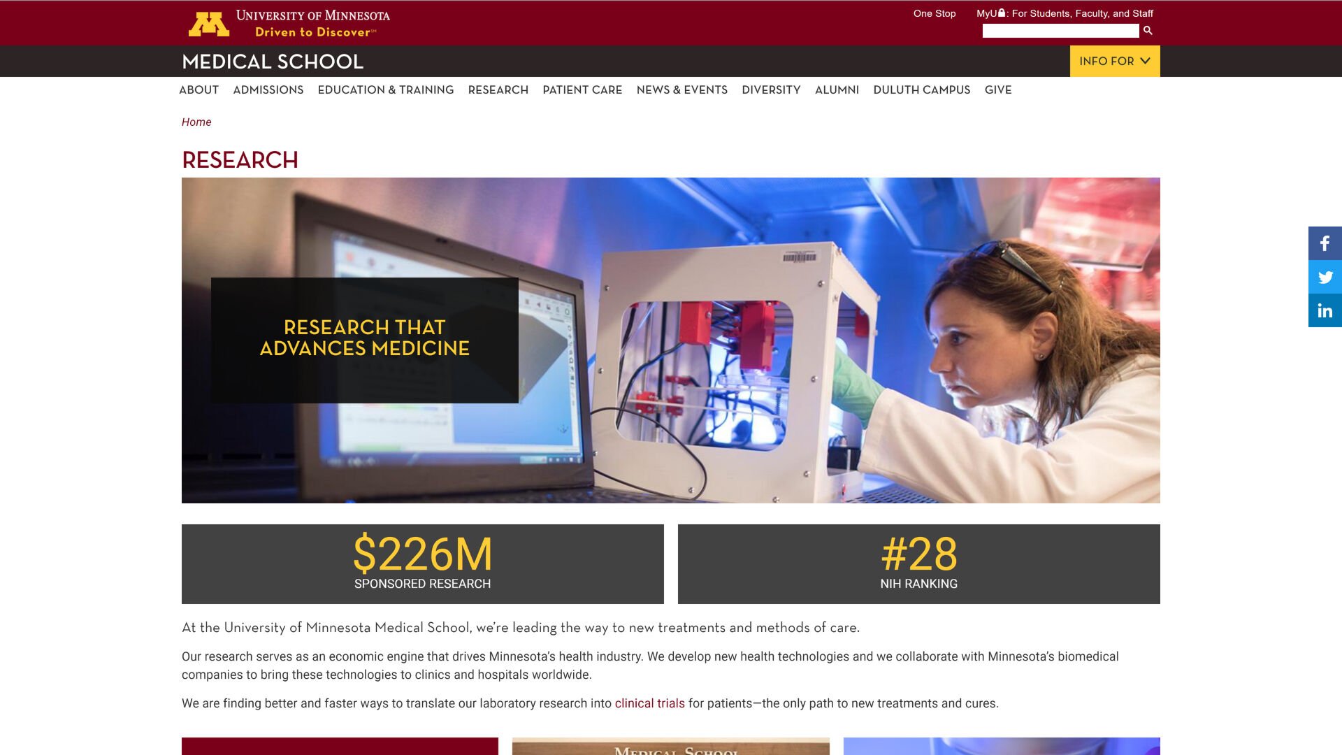 UMN Med School Desktop