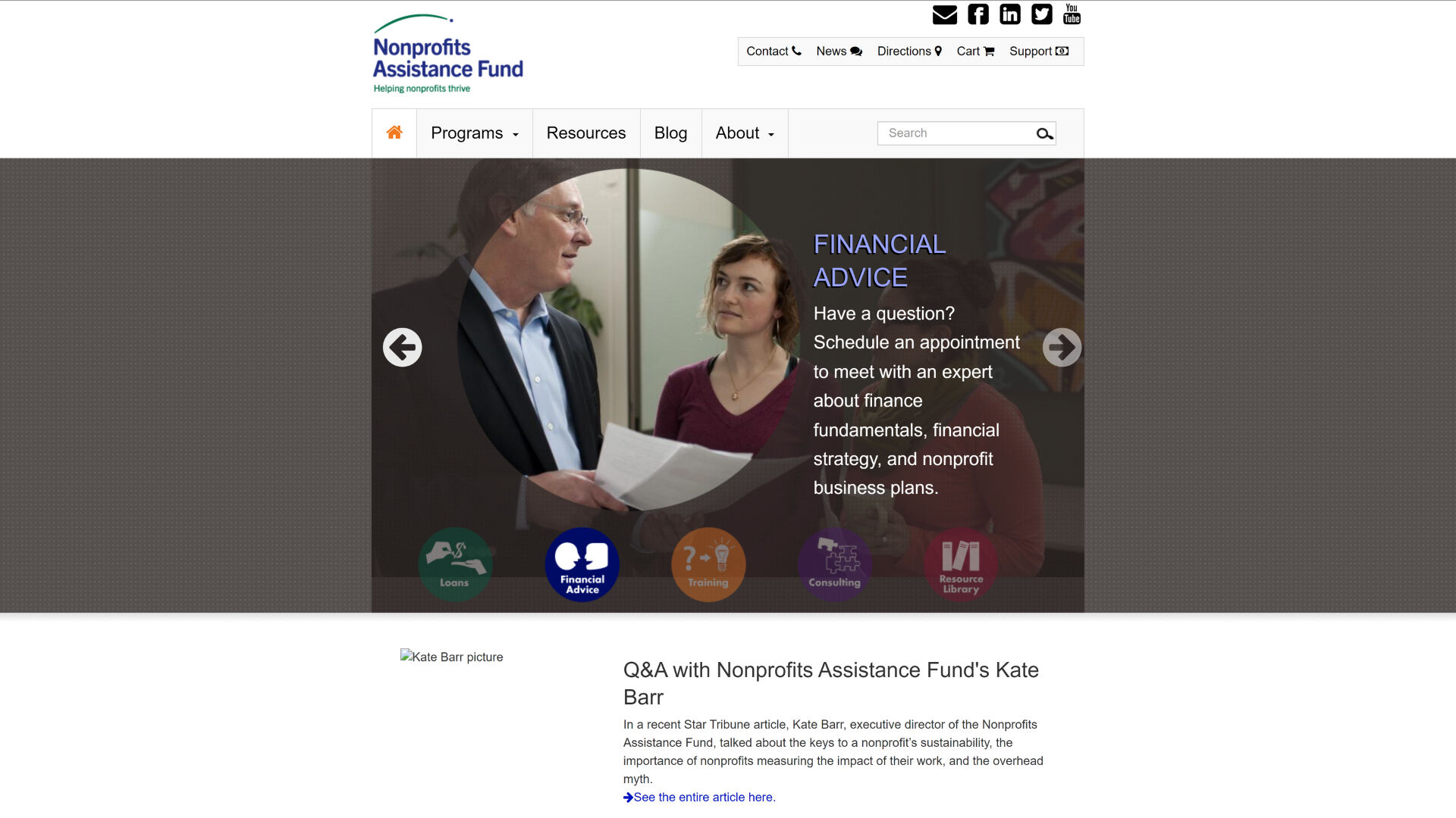 Nonprofits Assistance Fund Desktop