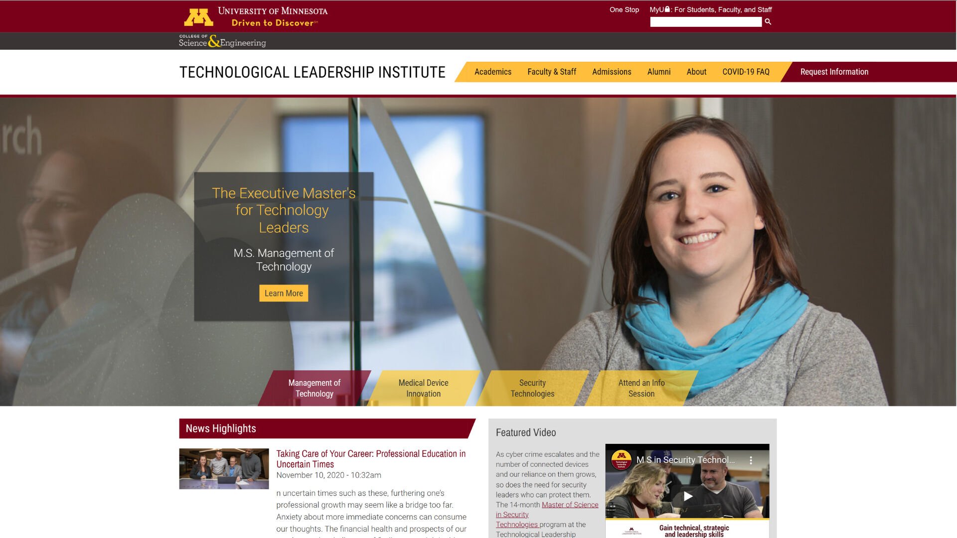 Technological Leadership Institute Desktop