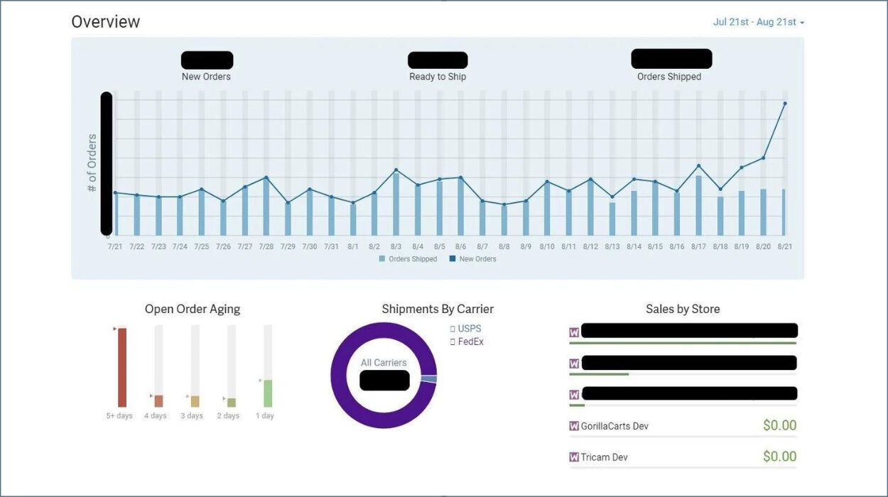 Tricam Overview Dashboard