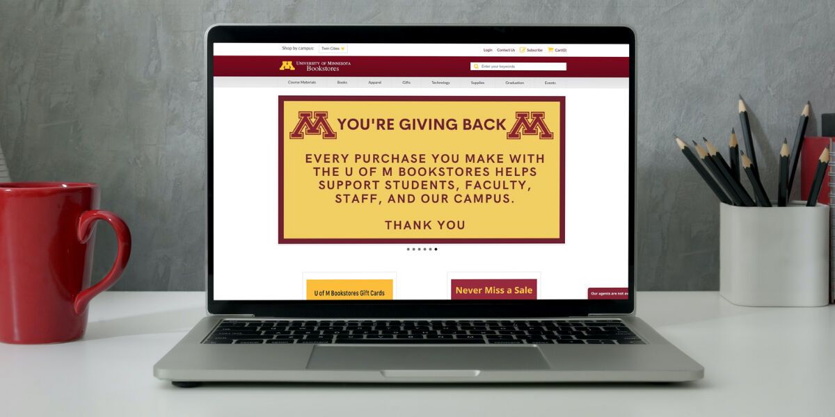 UMN Bookstores Hero Image