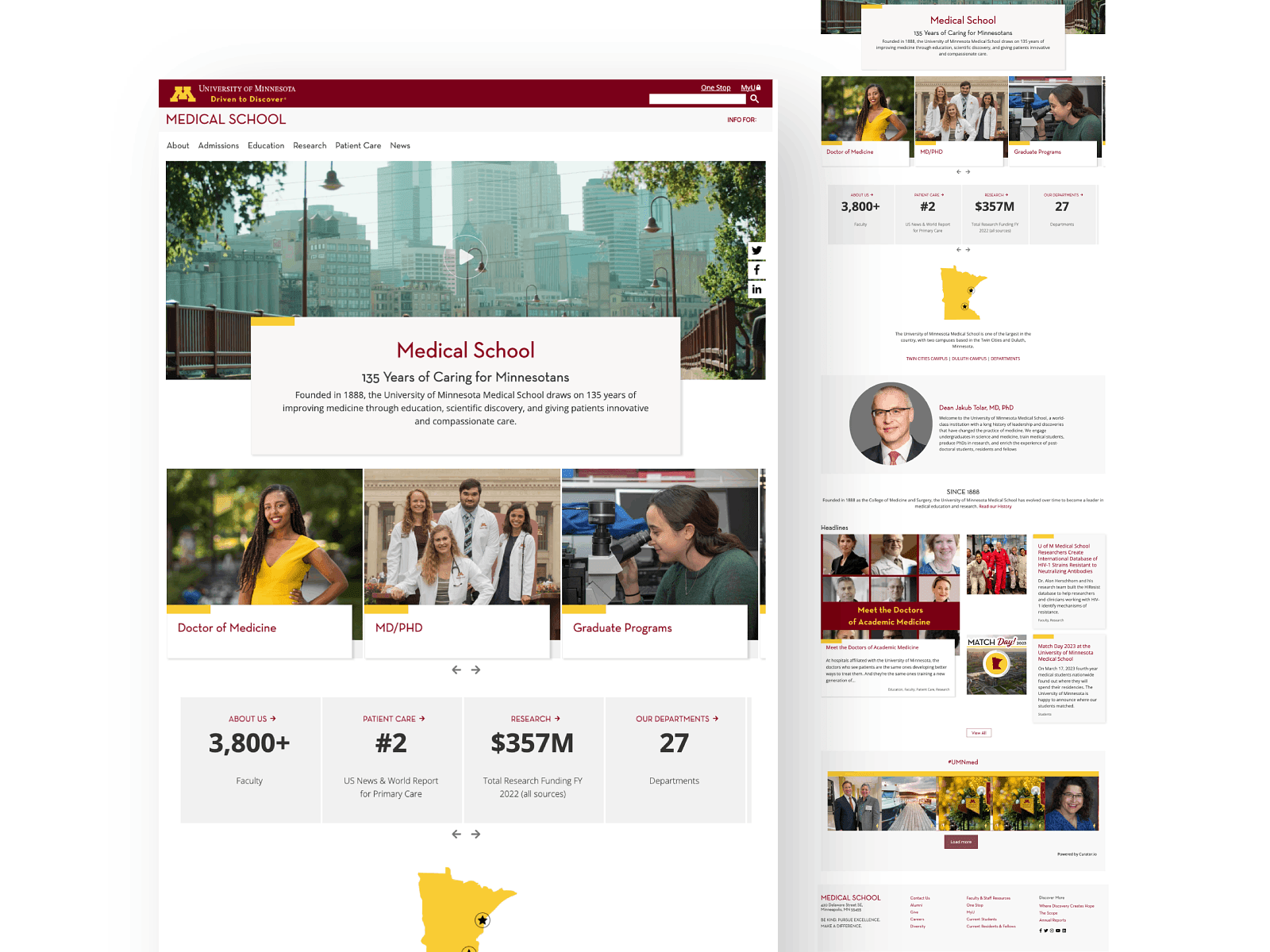 UMN Medical School screenshot