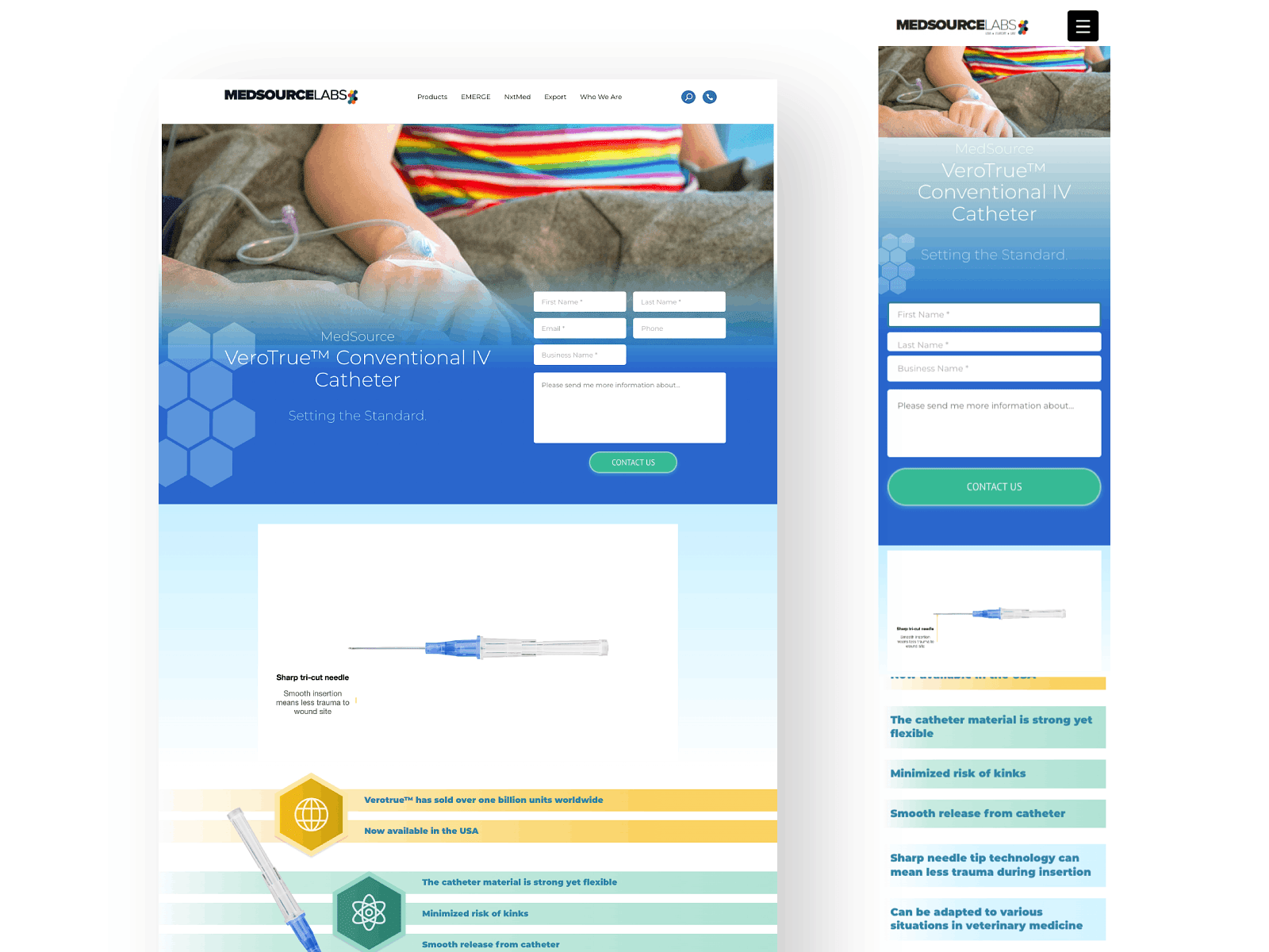 MedSource VeroTrue™ Conventional IV Catheter screenshot