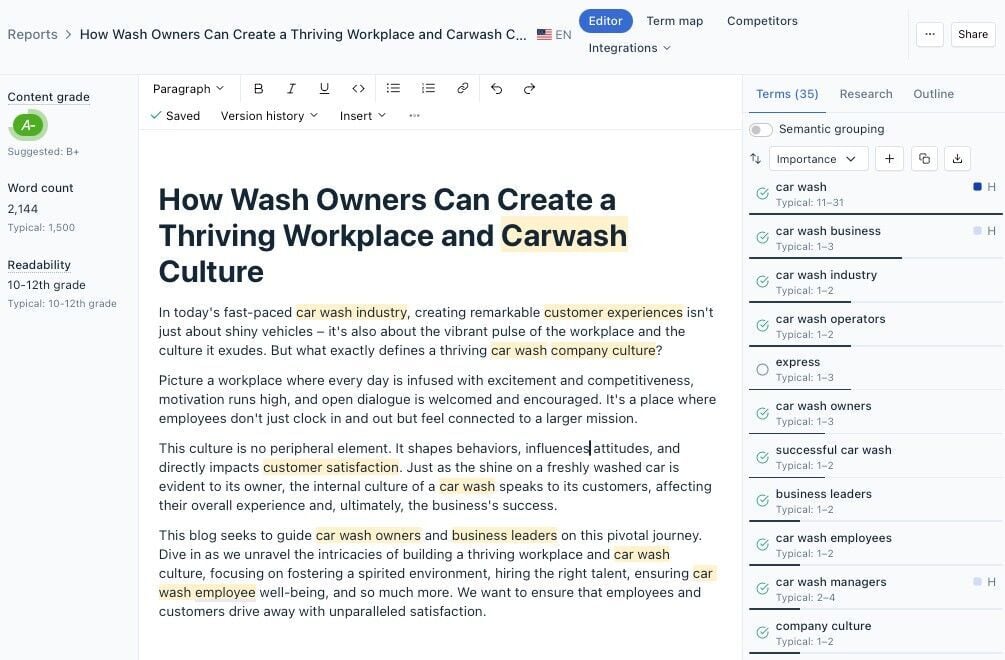 Everwash article screenshot