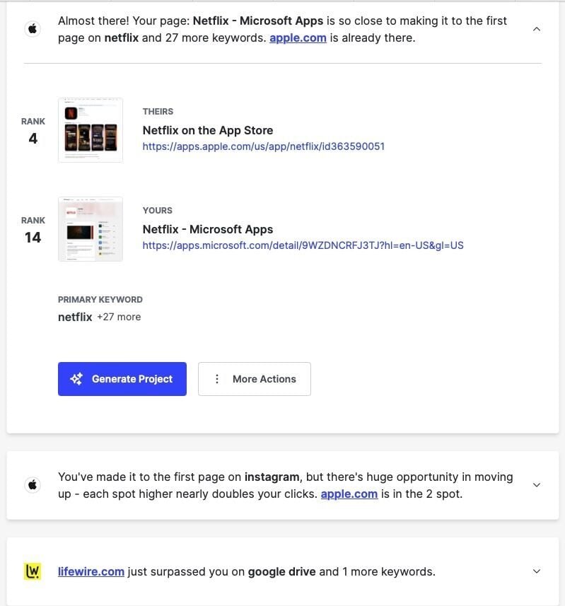 SEO competitive analysis