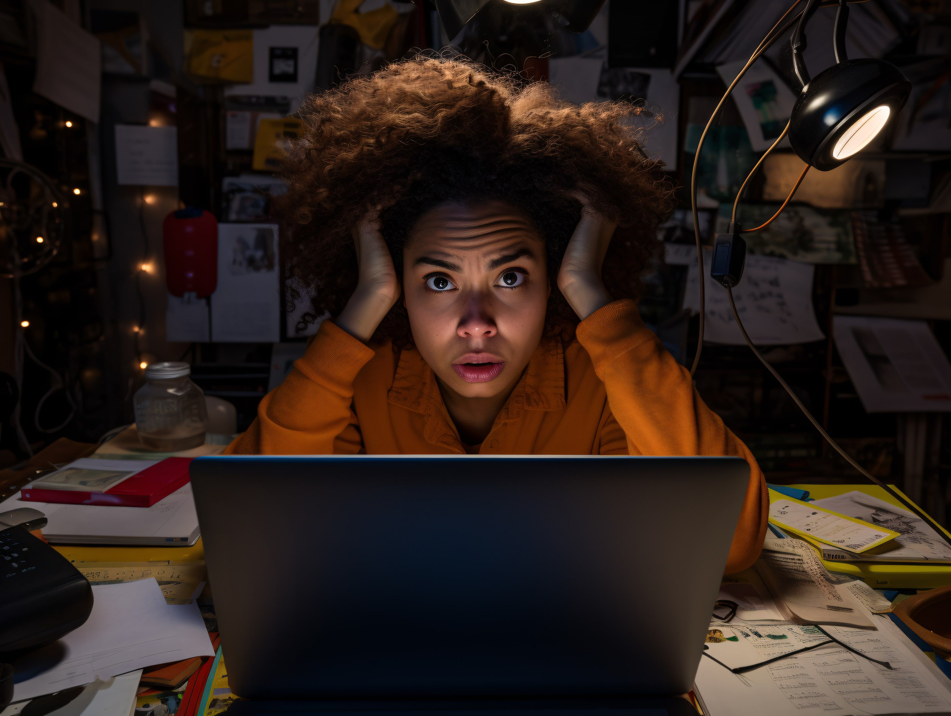B2B content marketer overwhelmed with content tasks