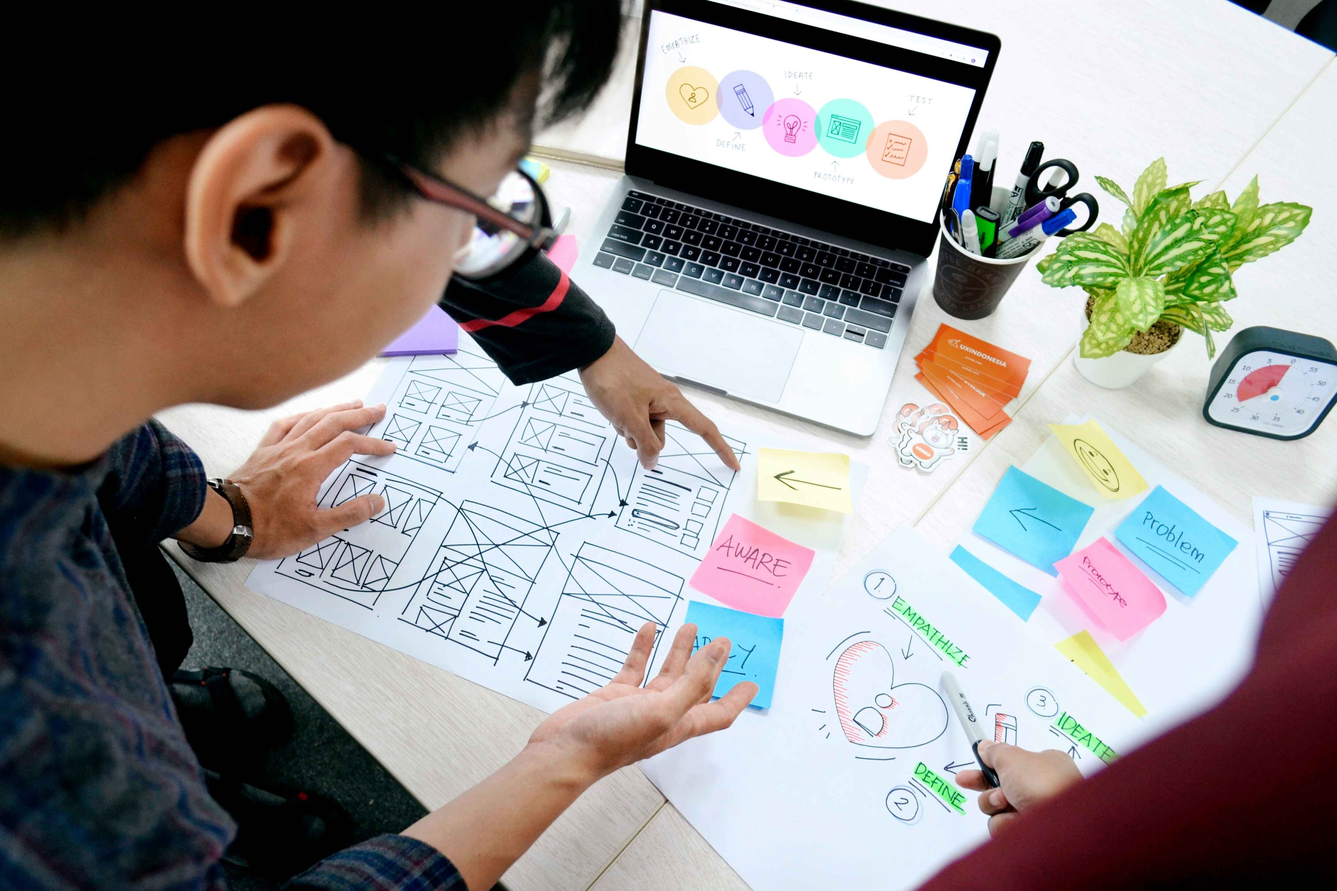 UX team carrying out user research