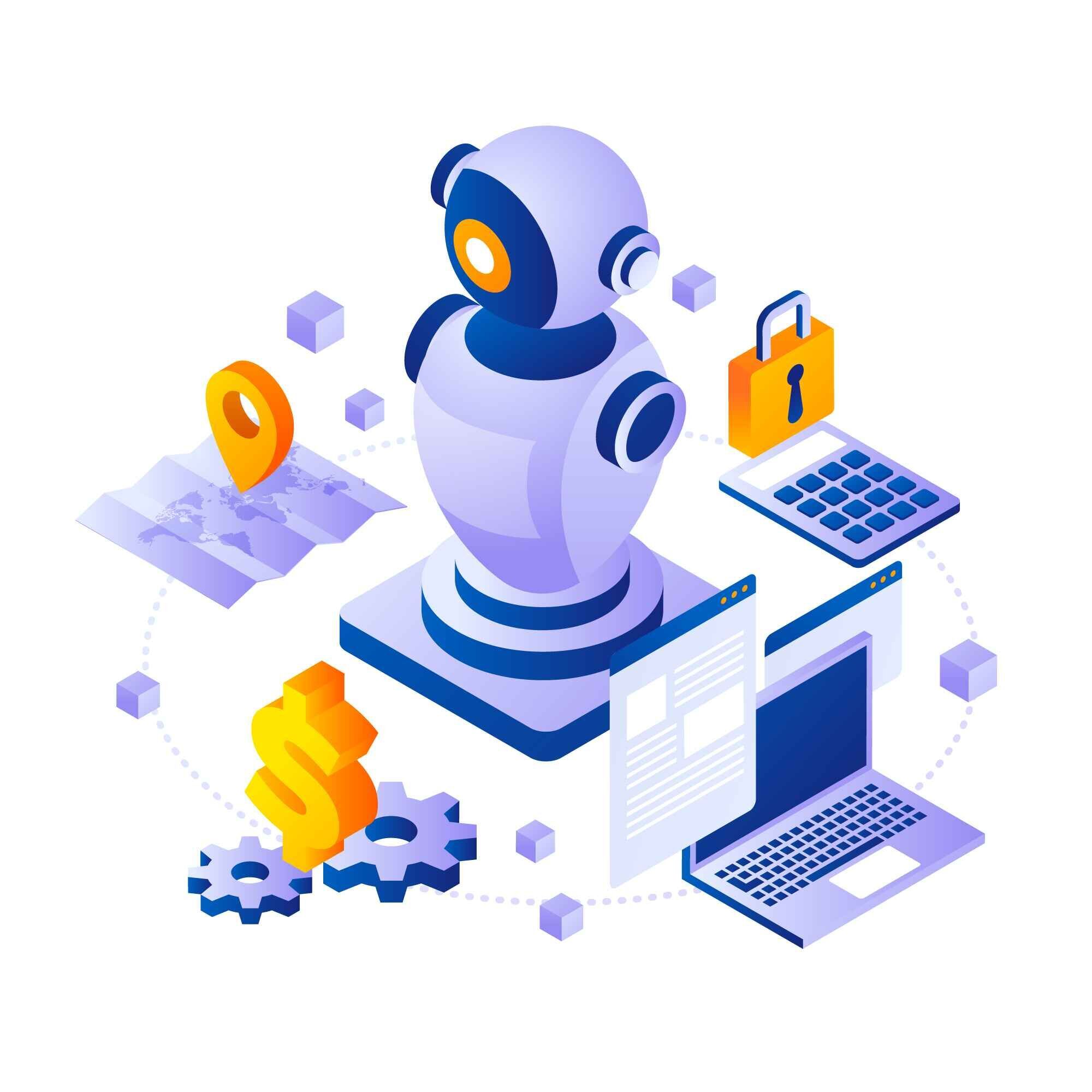 Graphic showing AI's impact on SEO