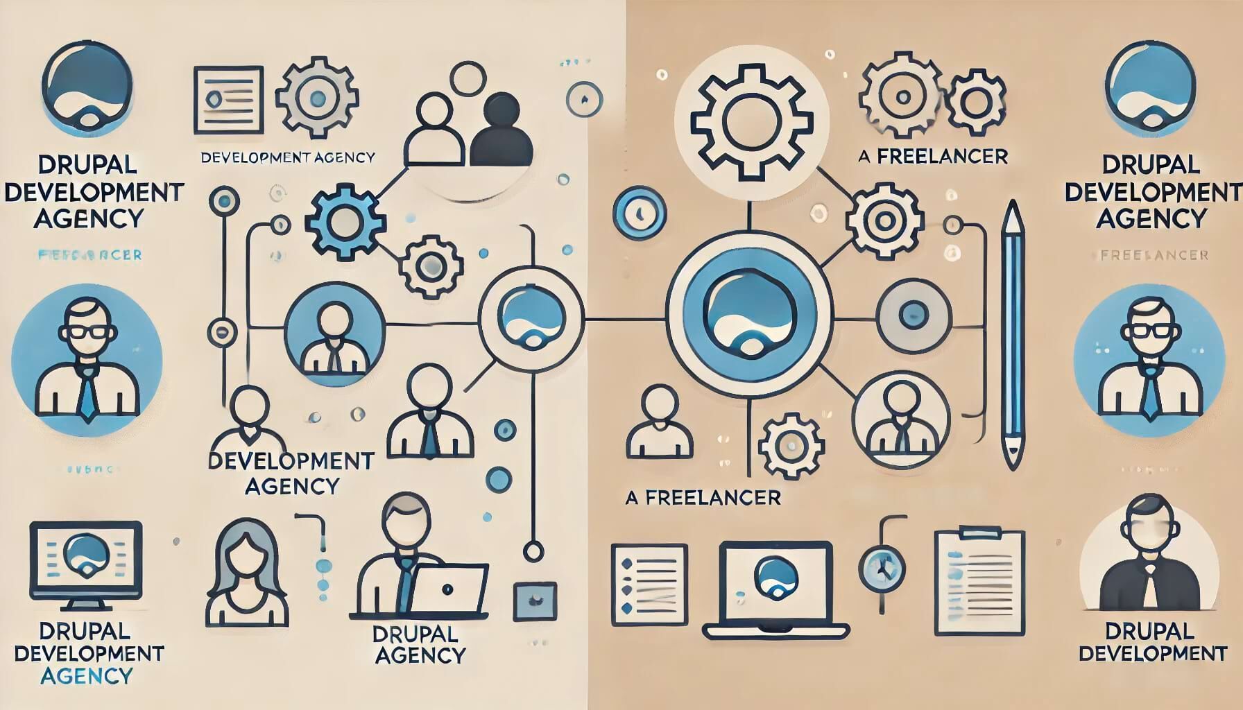 Choosing Between Drupal Development Agencies and Freelancers