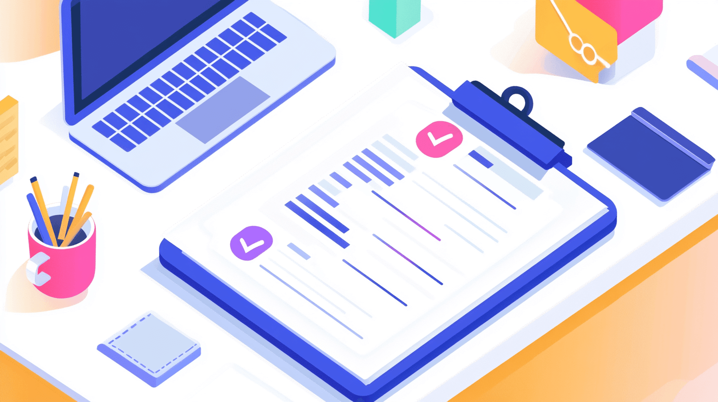 Illustration of a checklist