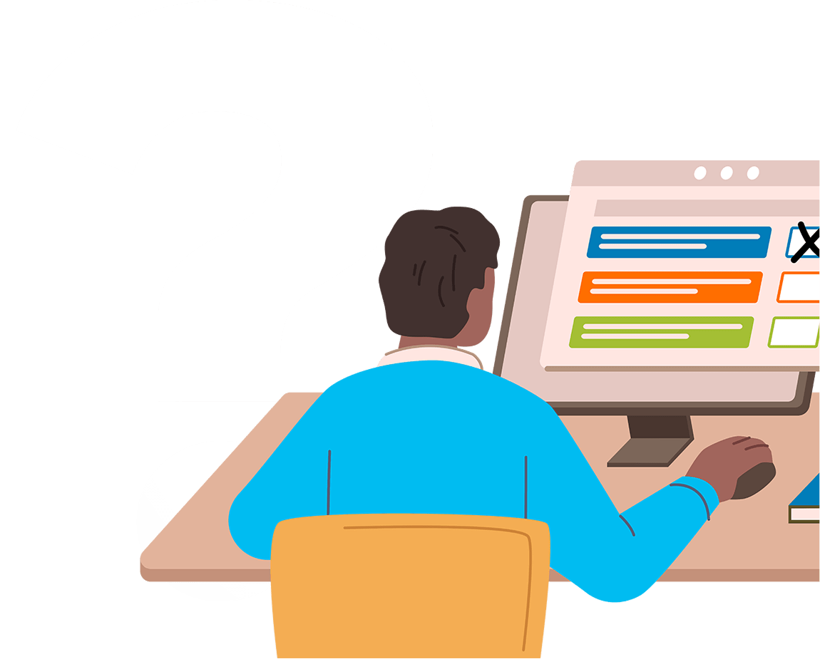 Marketing question illustration